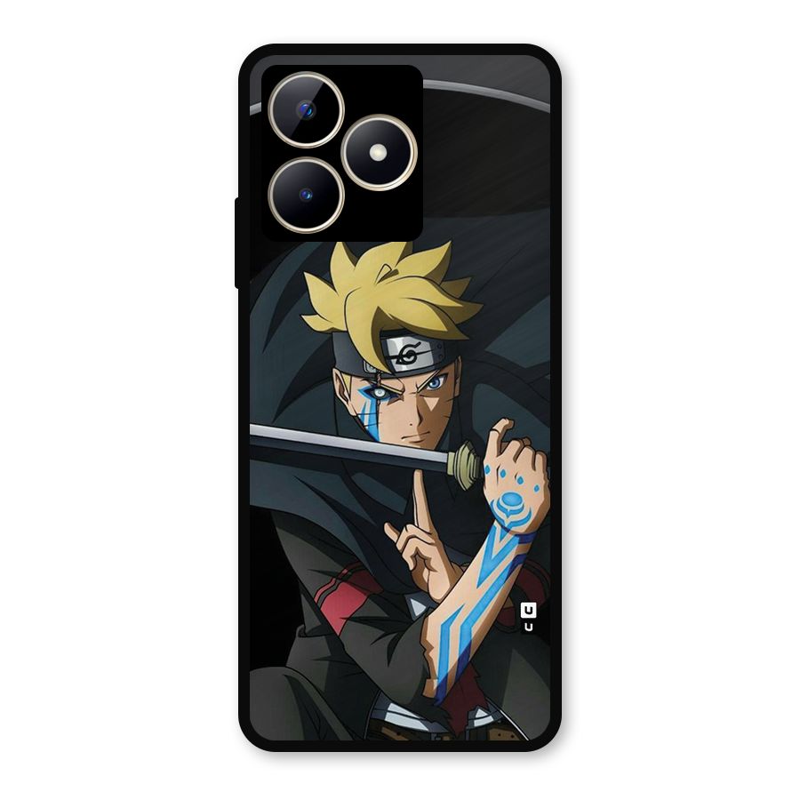 Boruto Uzumaki Stance Metal Back Case for Realme C53