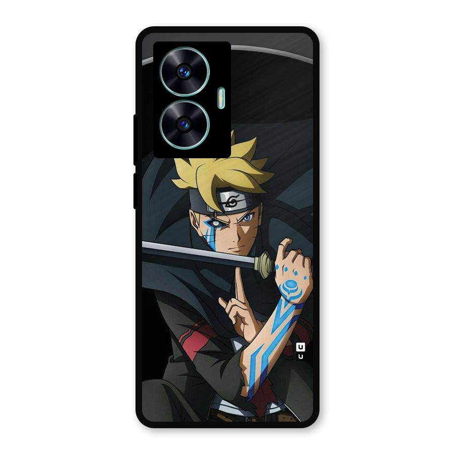 Boruto Uzumaki Stance Metal Back Case for Realme Narzo N55