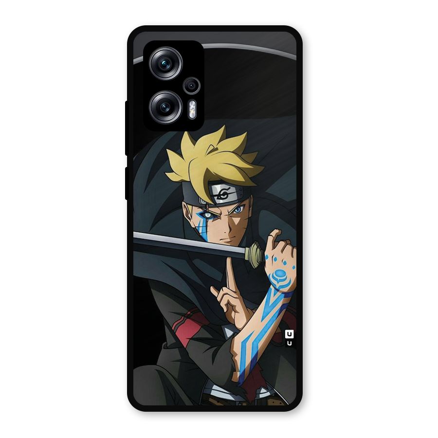 Boruto Uzumaki Stance Metal Back Case for Redmi K50i