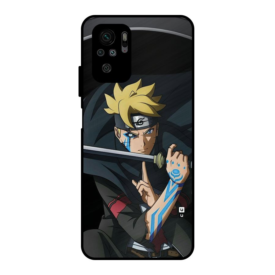 Boruto Uzumaki Stance Metal Back Case for Redmi Note 10
