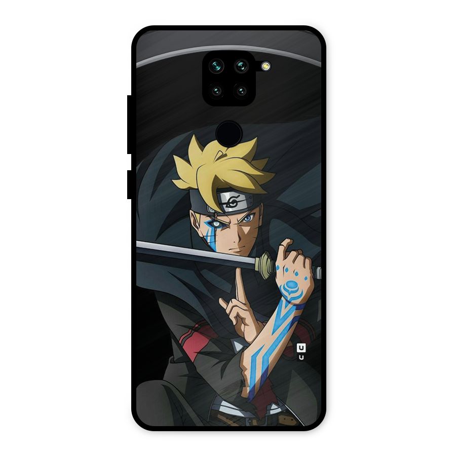 Boruto Uzumaki Stance Metal Back Case for Redmi Note 9