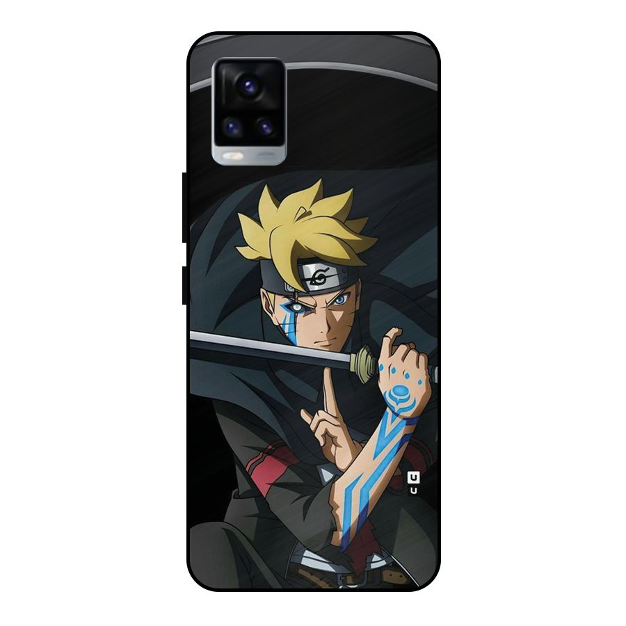 Boruto Uzumaki Stance Metal Back Case for Vivo V20 2021
