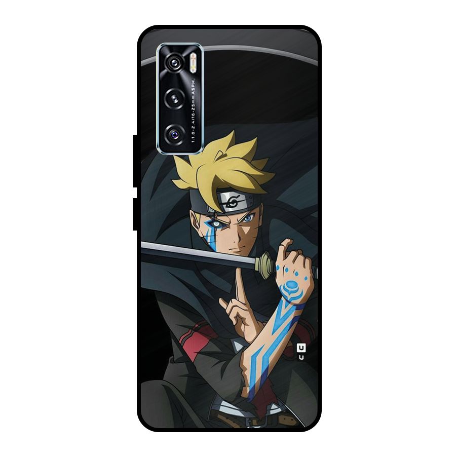 Boruto Uzumaki Stance Metal Back Case for Vivo V20 SE