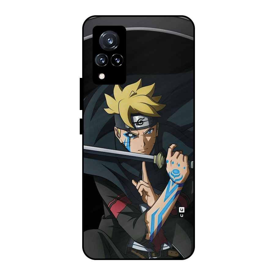 Boruto Uzumaki Stance Metal Back Case for Vivo V21 5G