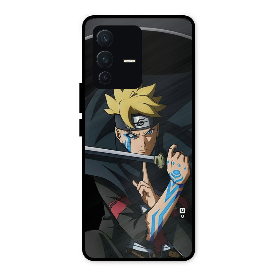 Boruto Uzumaki Stance Metal Back Case for Vivo V23 5G