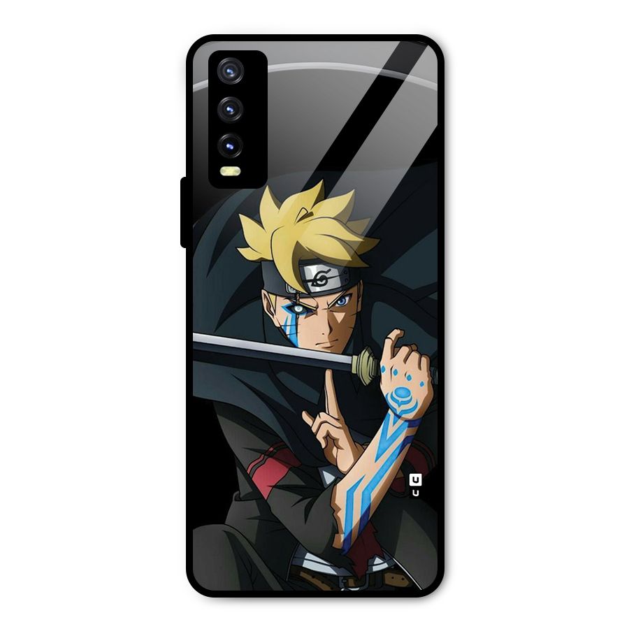 Boruto Uzumaki Stance Metal Back Case for Vivo Y20