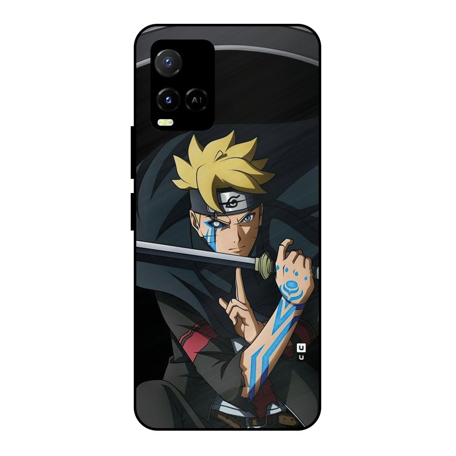 Boruto Uzumaki Stance Metal Back Case for Vivo Y21