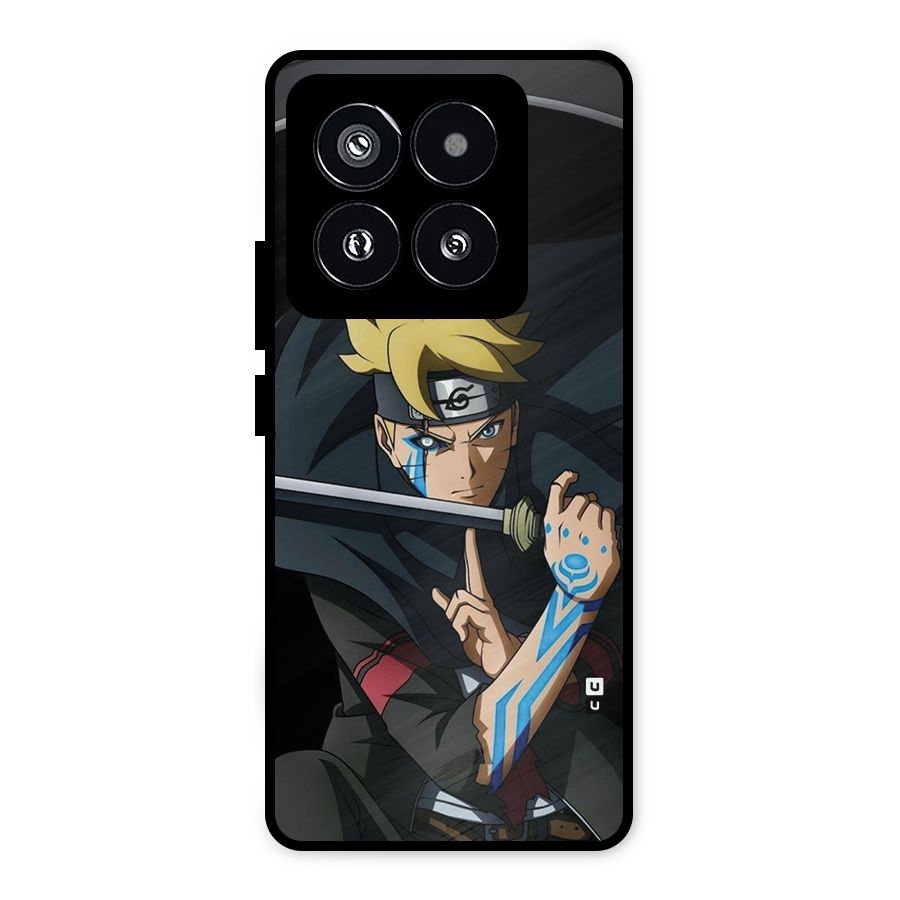 Boruto Uzumaki Stance Metal Back Case for Xiaomi 14 Pro
