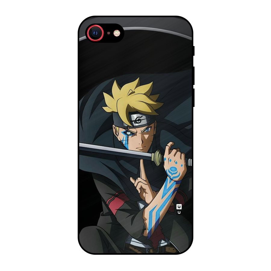Boruto Uzumaki Stance Metal Back Case for iPhone SE 2022