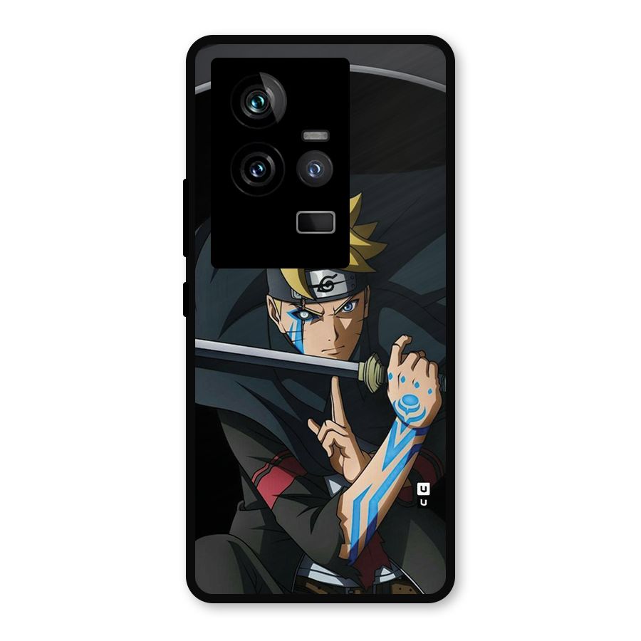 Boruto Uzumaki Stance Metal Back Case for iQOO 11 5G