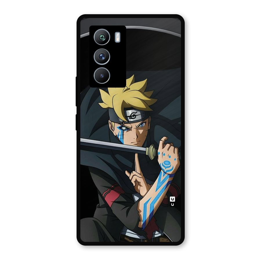 Boruto Uzumaki Stance Metal Back Case for iQOO 9 SE