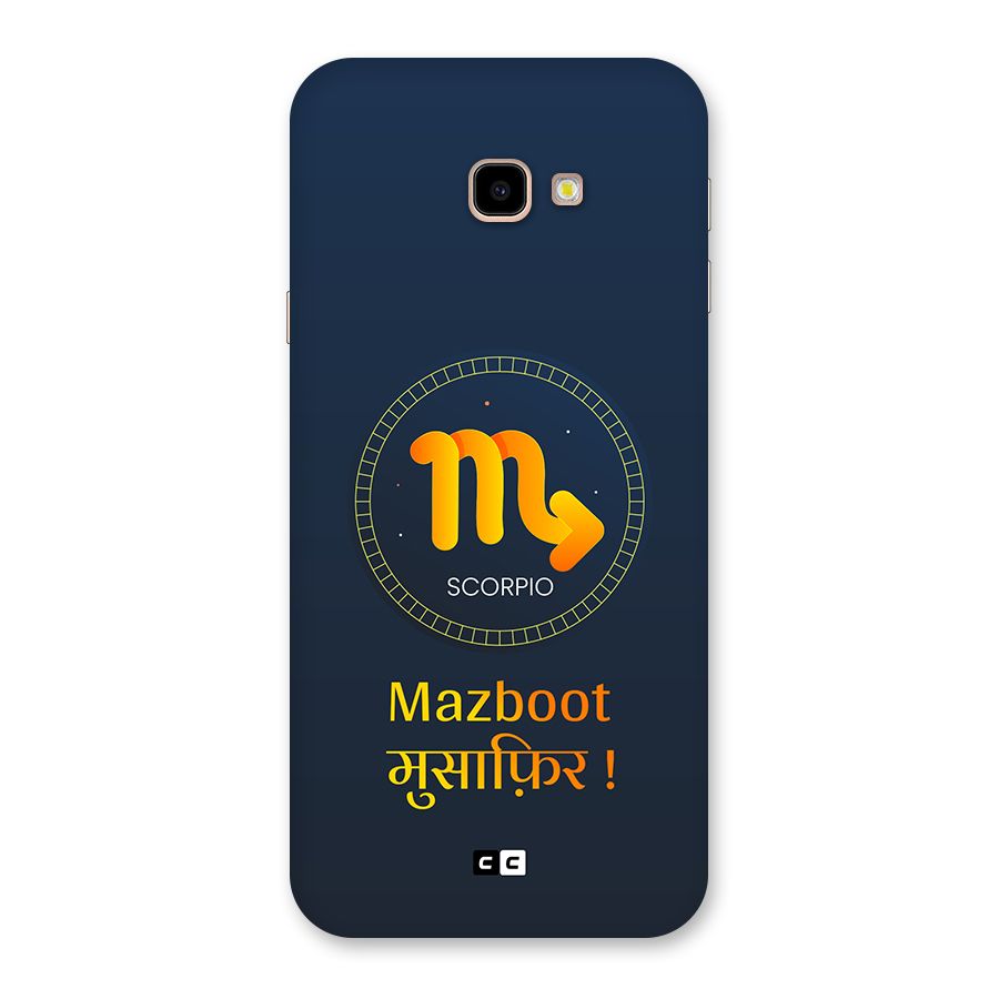Brave Scorpio Back Case for Galaxy J4 Plus