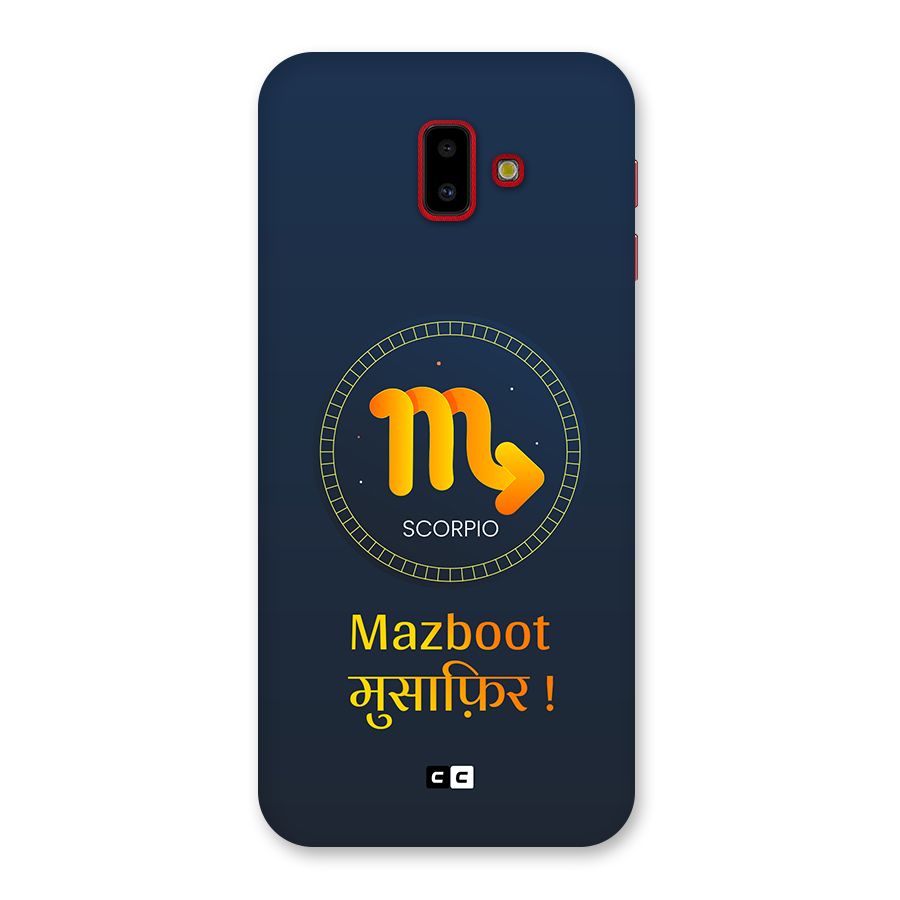 Brave Scorpio Back Case for Galaxy J6 Plus