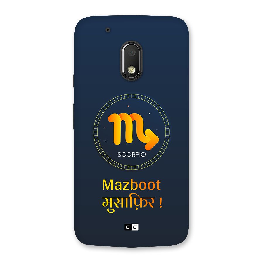 Brave Scorpio Back Case for Moto G4 Play