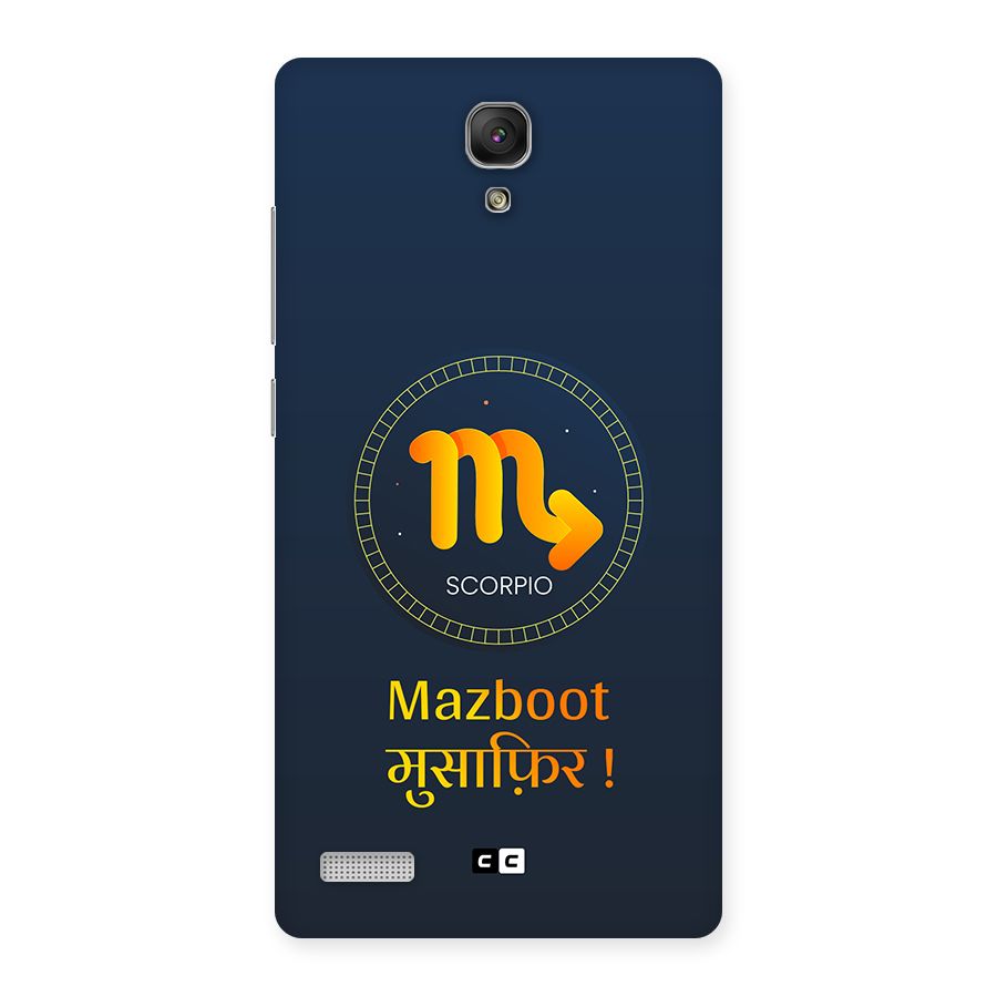 Brave Scorpio Back Case for Redmi Note 4