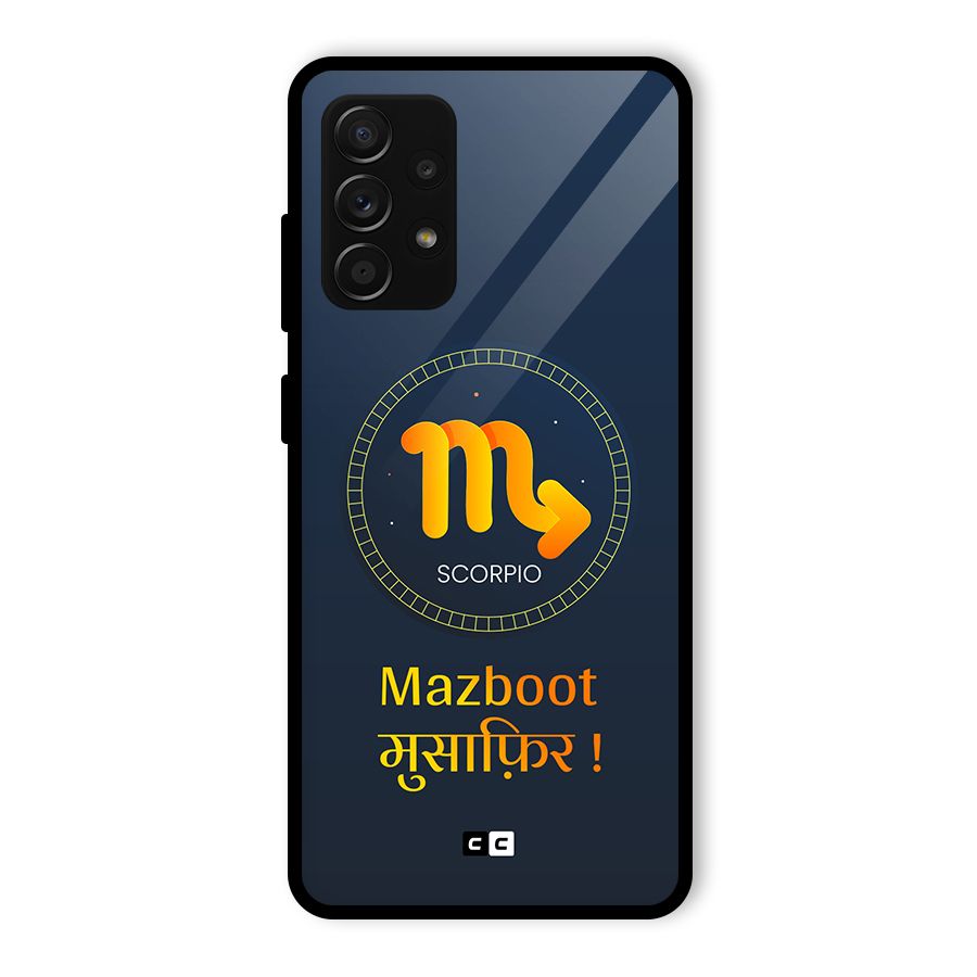 Brave Scorpio Glass Back Case for Galaxy A53 5G