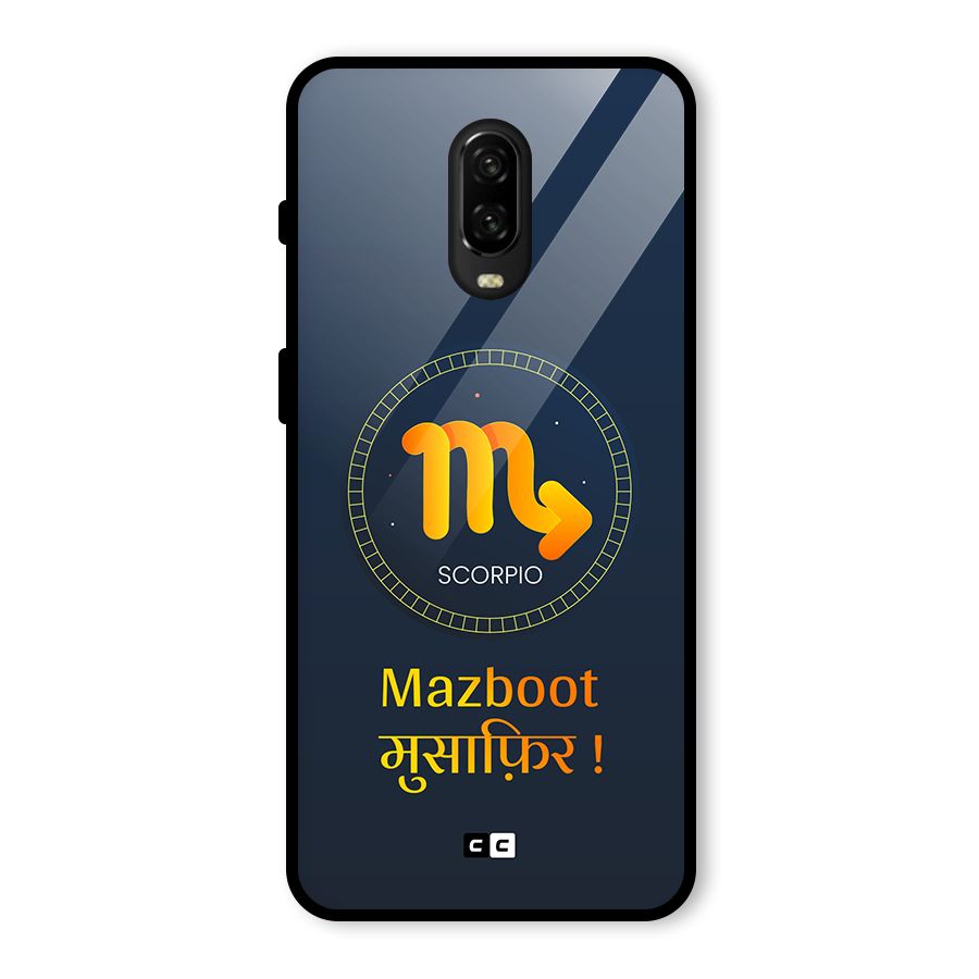 Brave Scorpio Glass Back Case for OnePlus 6T