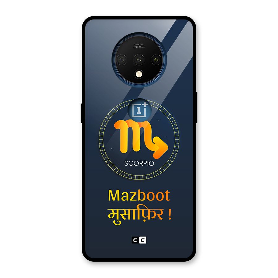 Brave Scorpio Glass Back Case for OnePlus 7T