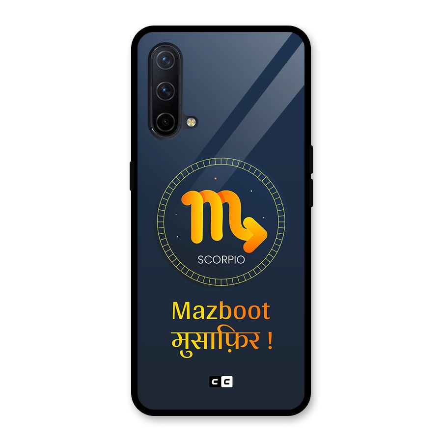 Brave Scorpio Glass Back Case for OnePlus Nord CE 5G