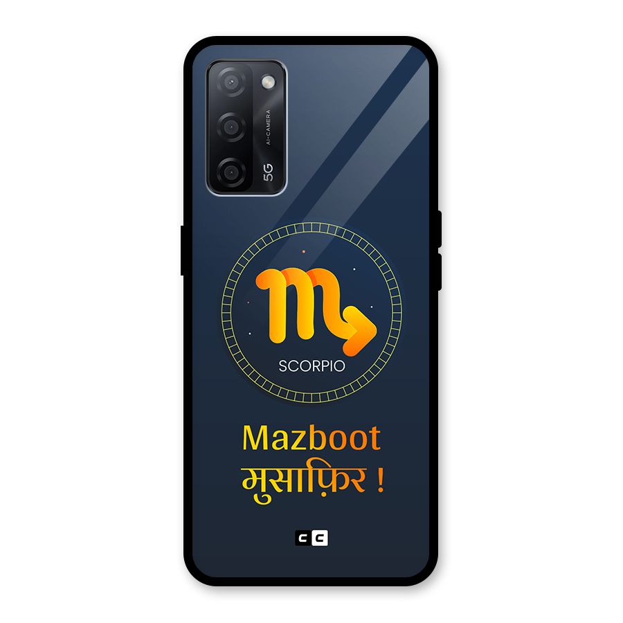 Brave Scorpio Glass Back Case for Oppo A53s 5G