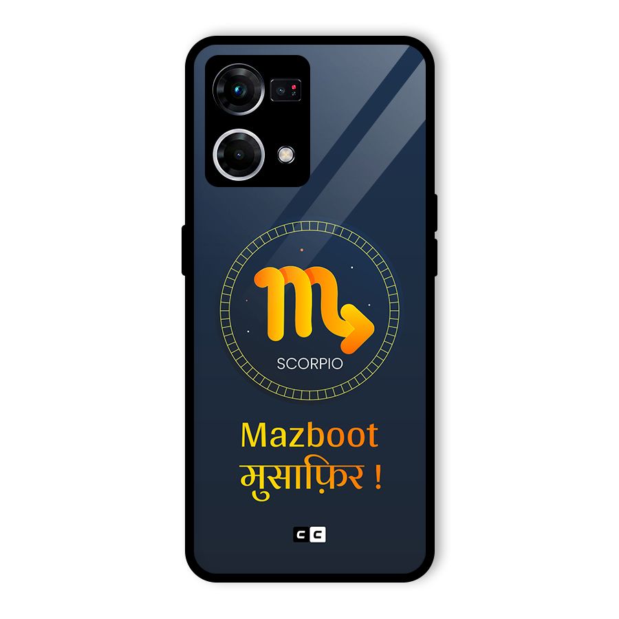 Brave Scorpio Glass Back Case for Oppo F21s Pro 4G