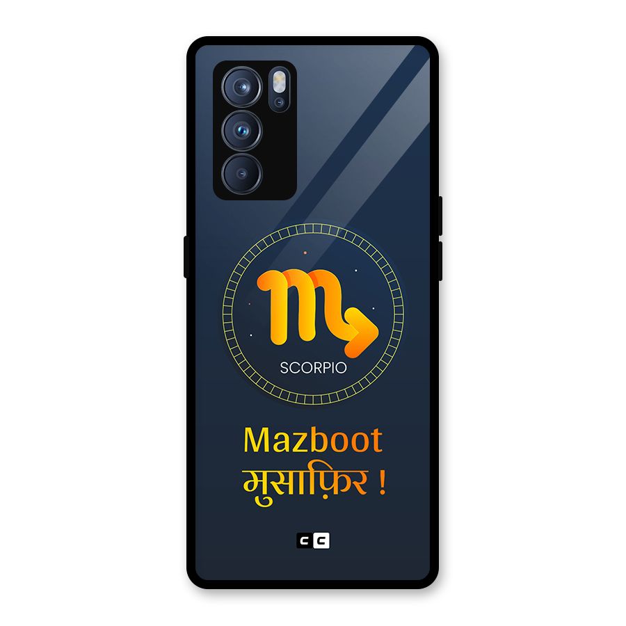 Brave Scorpio Glass Back Case for Oppo Reno6 Pro 5G