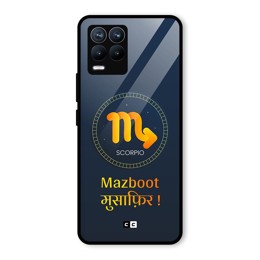 Brave Scorpio Glass Back Case for Realme 8