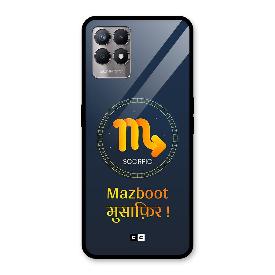 Brave Scorpio Glass Back Case for Realme 8i