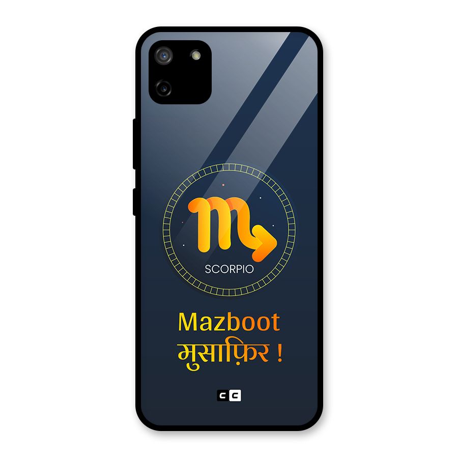 Brave Scorpio Glass Back Case for Realme C11