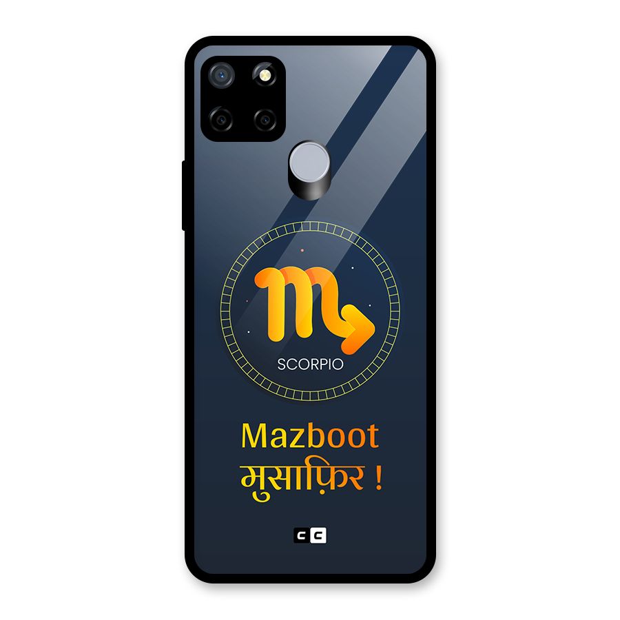 Brave Scorpio Glass Back Case for Realme C12