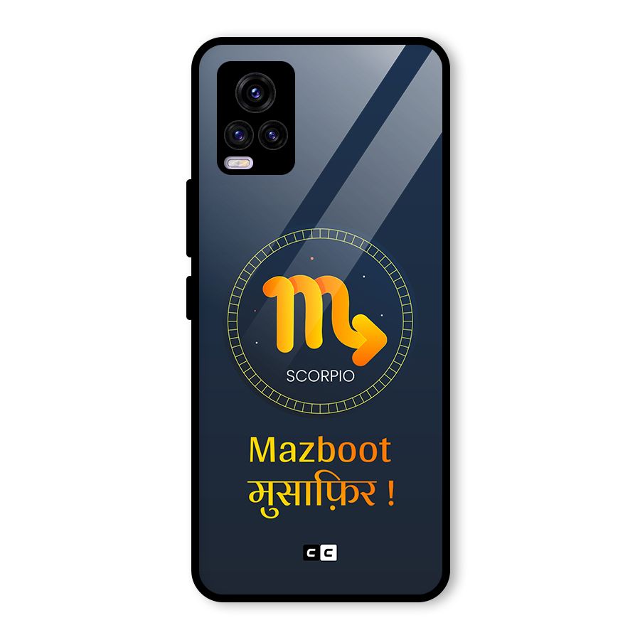 Brave Scorpio Glass Back Case for Vivo V20