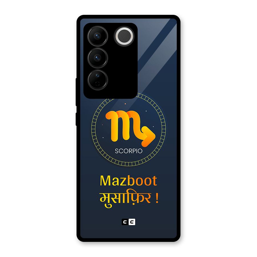Brave Scorpio Glass Back Case for Vivo V27