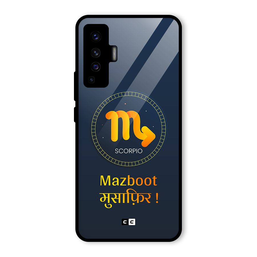Brave Scorpio Glass Back Case for Vivo X50