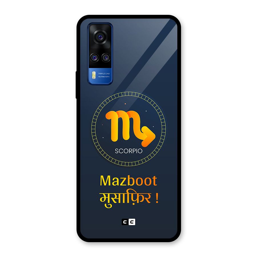 Brave Scorpio Glass Back Case for Vivo Y31