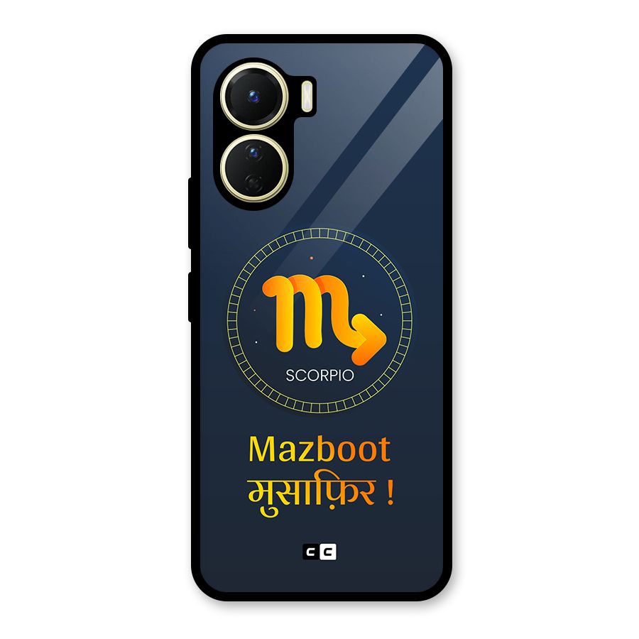 Brave Scorpio Glass Back Case for Vivo Y56