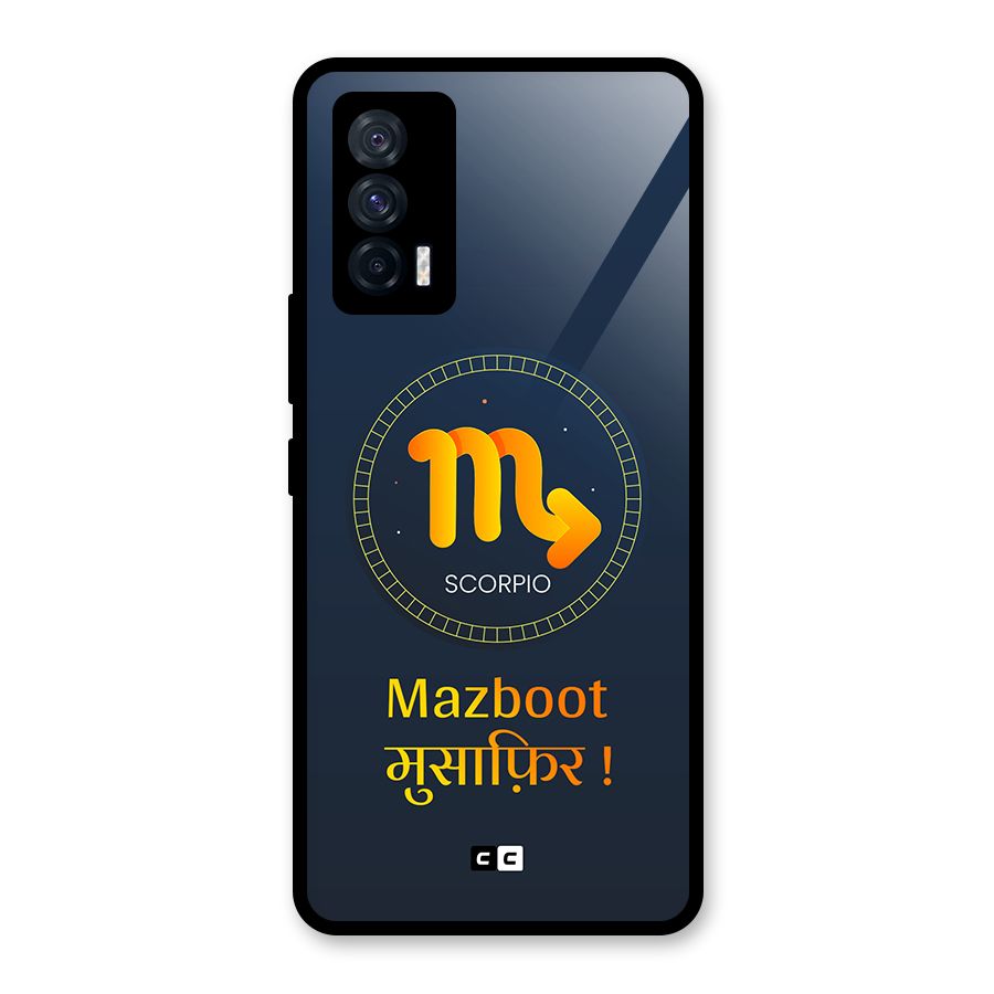 Brave Scorpio Glass Back Case for Vivo iQOO 7 5G