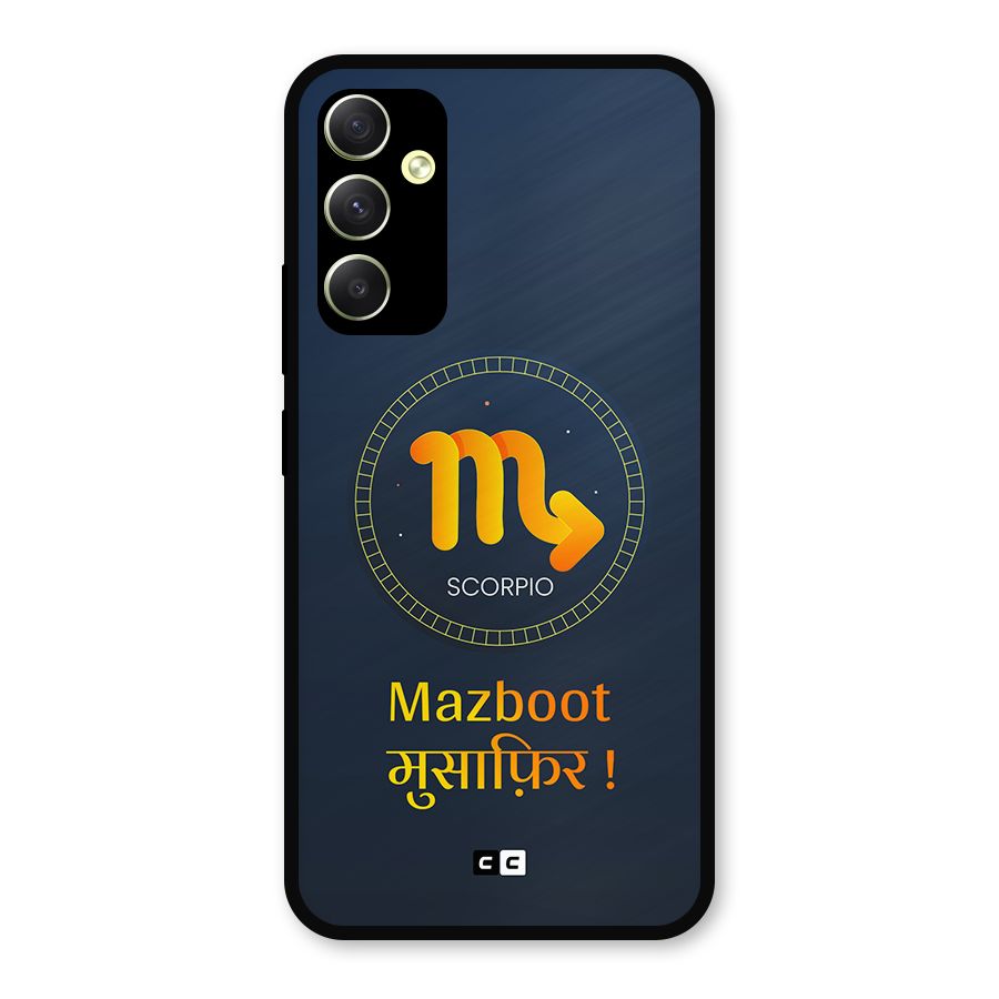 Brave Scorpio Metal Back Case for Galaxy A34