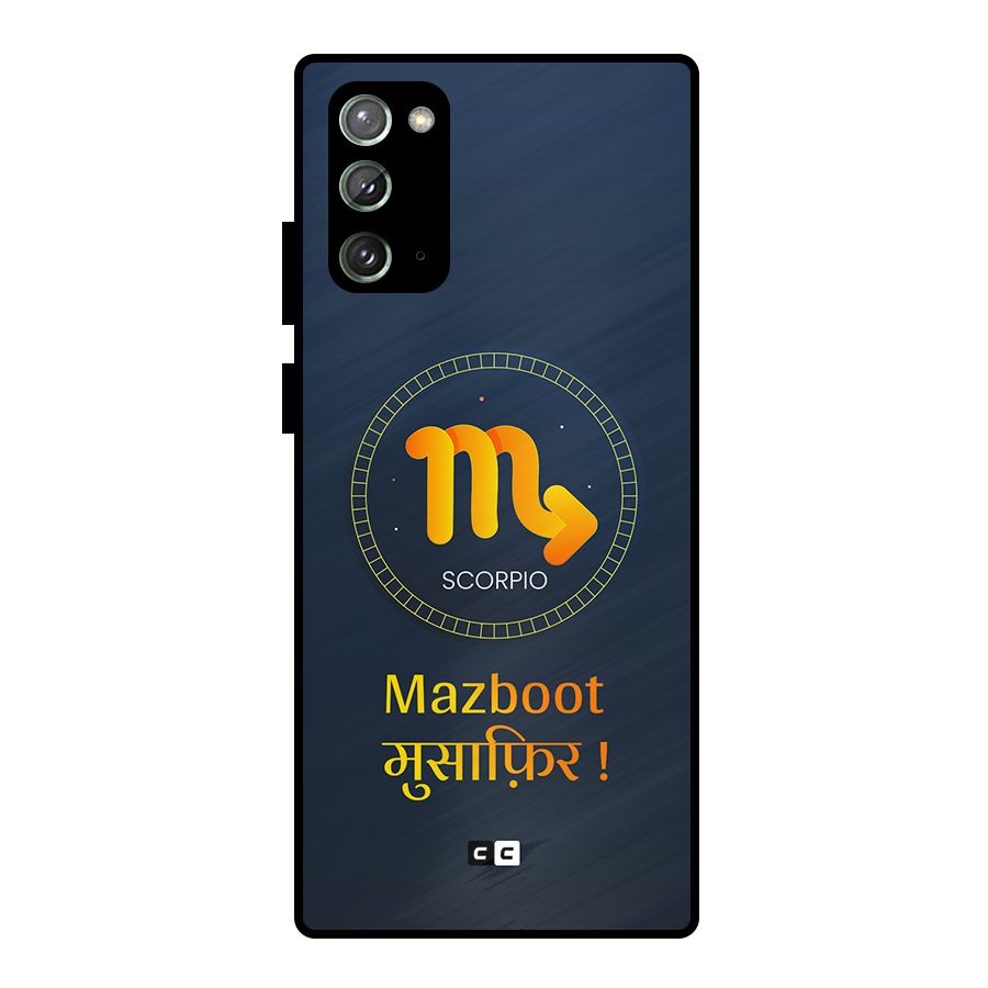 Brave Scorpio Metal Back Case for Galaxy Note 20