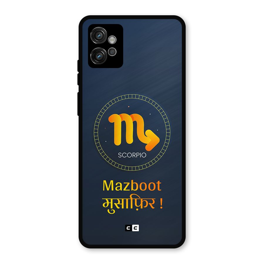 Brave Scorpio Metal Back Case for Moto G32