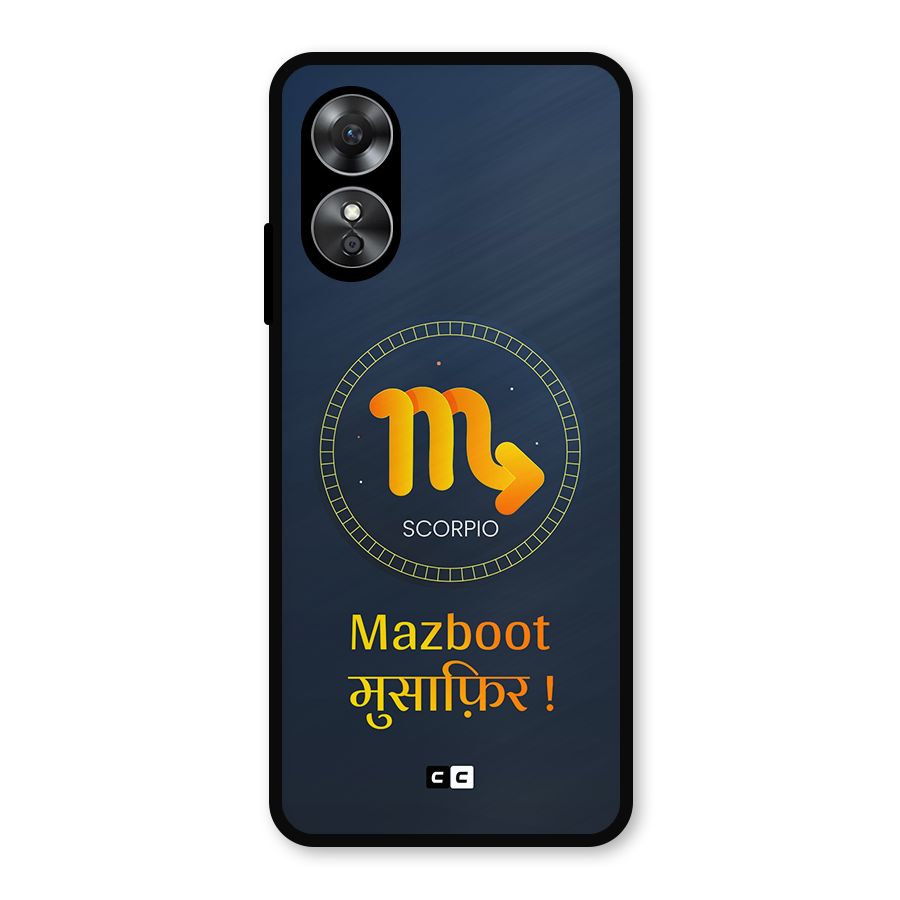 Brave Scorpio Metal Back Case for Oppo A17