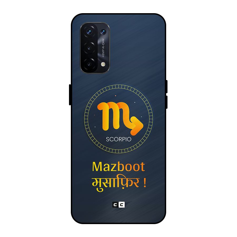 Brave Scorpio Metal Back Case for Oppo A74 5G