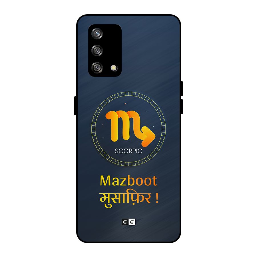 Brave Scorpio Metal Back Case for Oppo F19