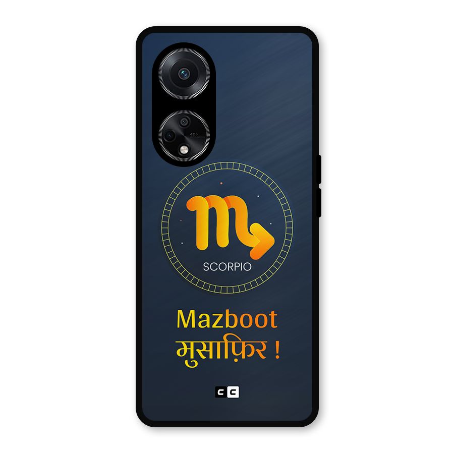 Brave Scorpio Metal Back Case for Oppo F23