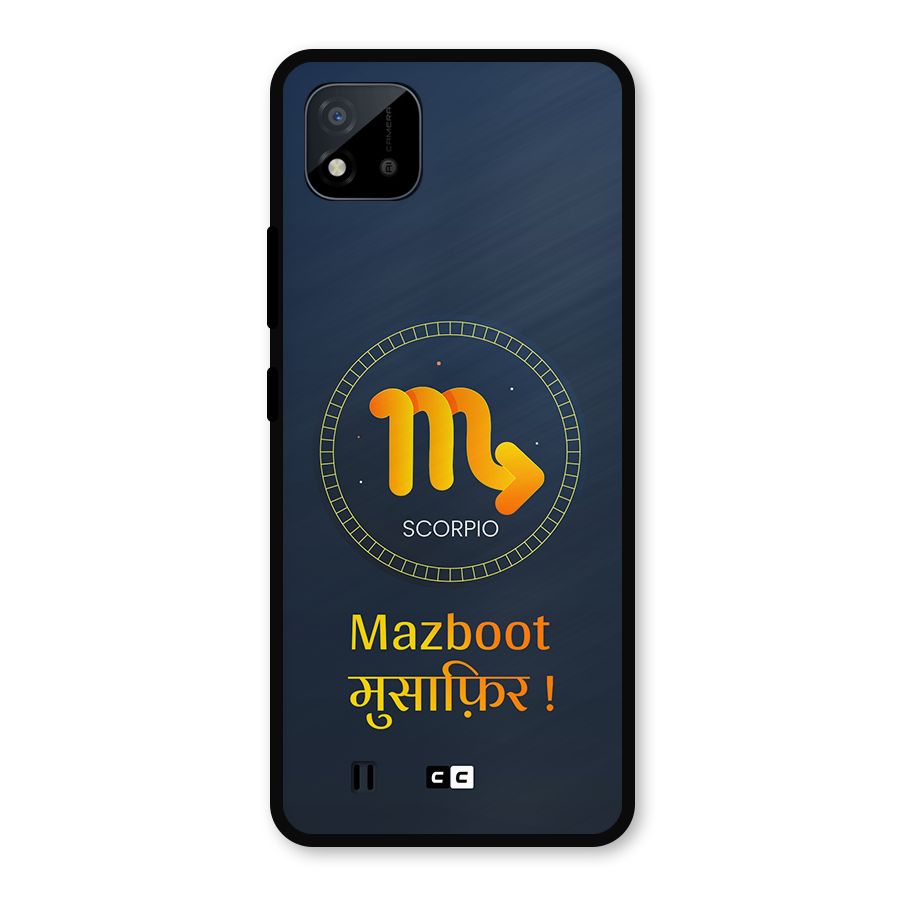 Brave Scorpio Metal Back Case for Realme C11 2021