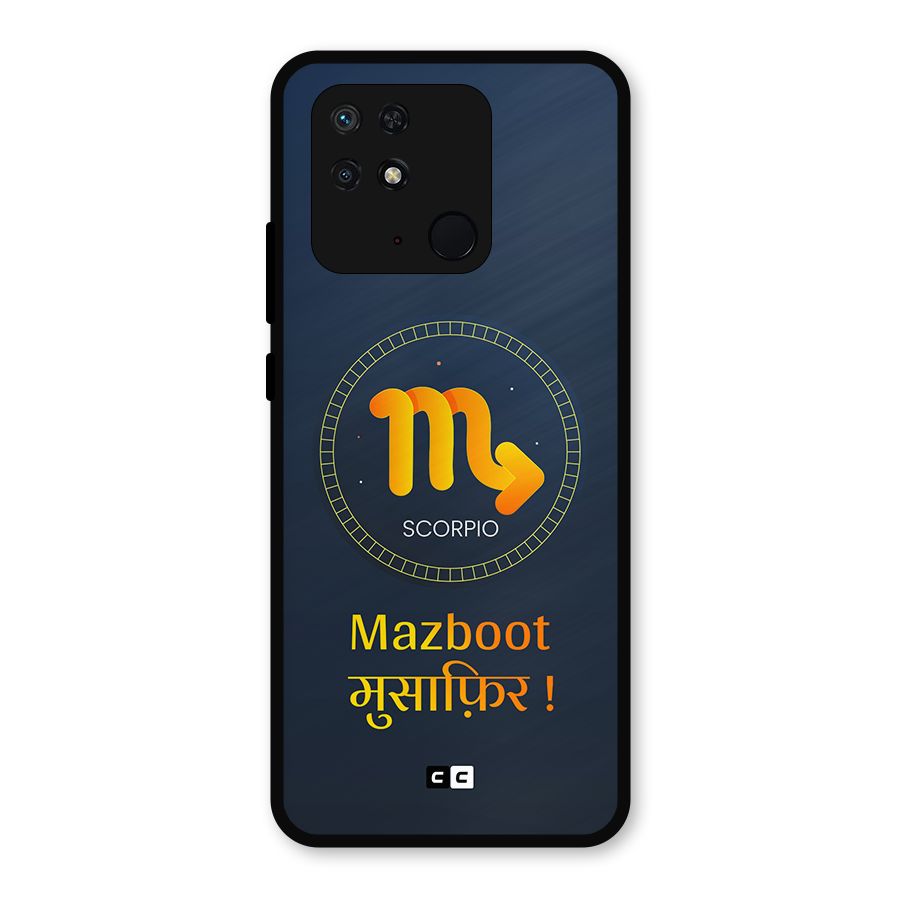 Brave Scorpio Metal Back Case for Redmi 10