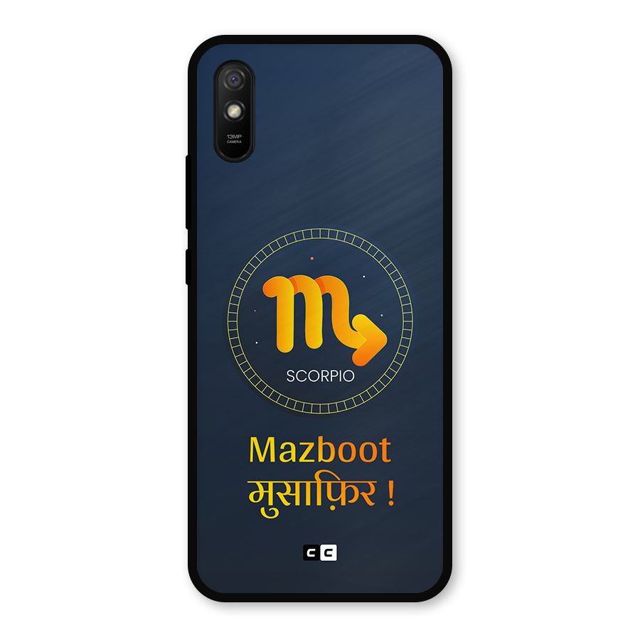 Brave Scorpio Metal Back Case for Redmi 9a