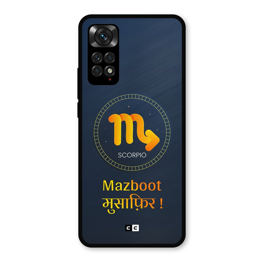 Brave Scorpio Metal Back Case for Redmi Note 11s