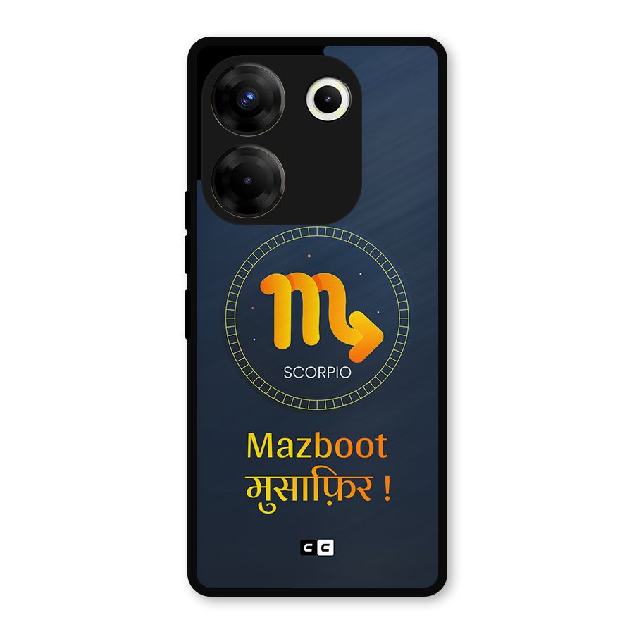 Brave Scorpio Metal Back Case for Tecno Camon 20 Pro