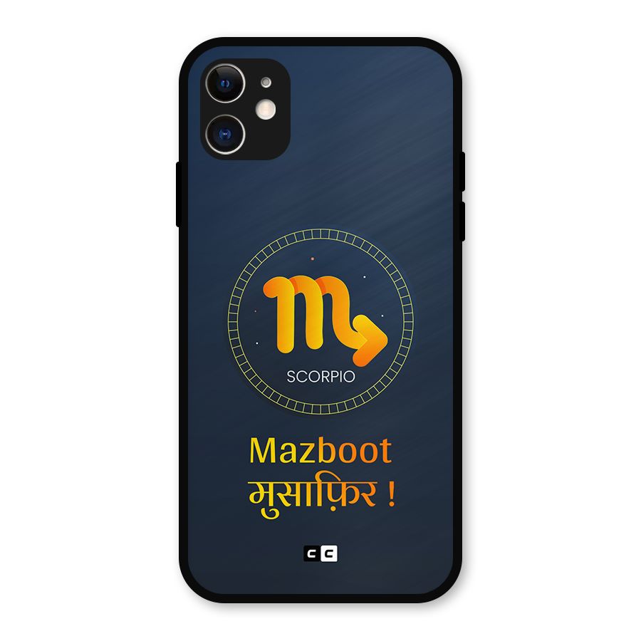 Brave Scorpio Metal Back Case for iPhone 11