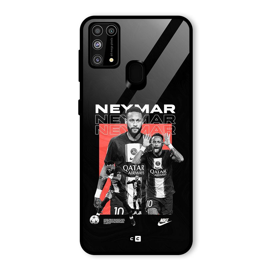 Brazilian Brilliance Glass Back Case for Galaxy F41